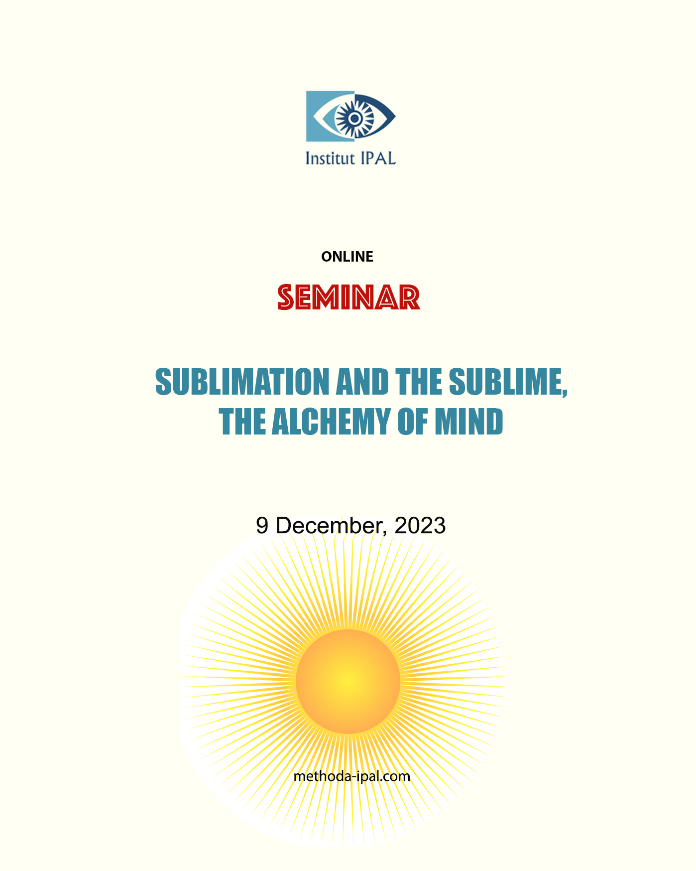 SUBLIMATION AND THE SUBLIME, THE ALCHEMY OF MIND